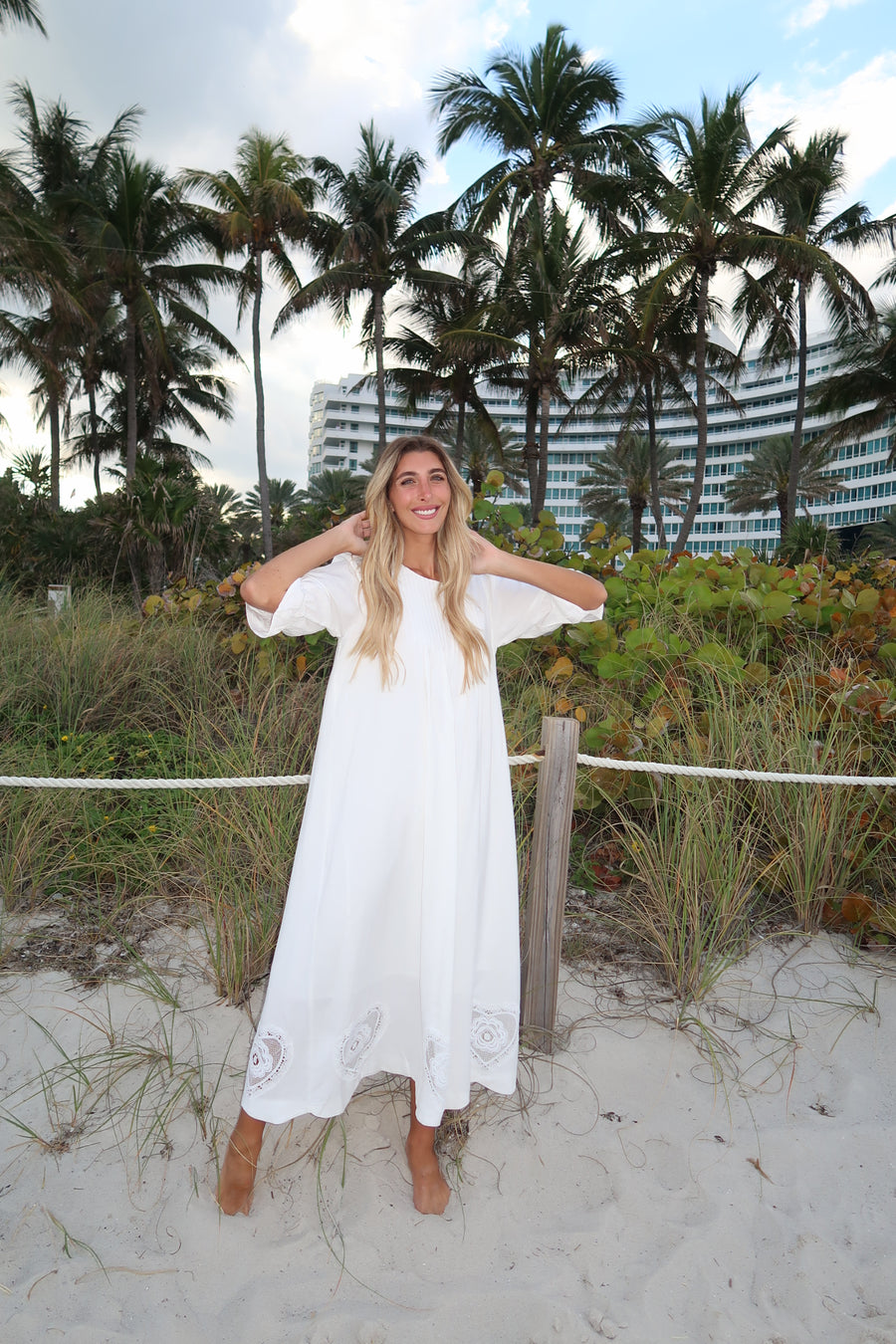Emile Dress Blanc